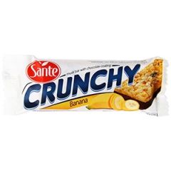 Musli batoniņš Sante Crunchy ar banāniem un šok.40g