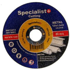Disks metālam Specialist 125x1.2x22