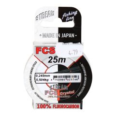 Aukla Fluorokarbona FCS CRYSTAL 25m, 0.249mm