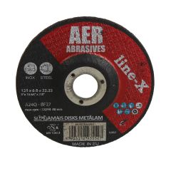 Abr.disks AER X-Line 125x6.0x22 metālam