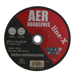 Abr.disks AER X-Line 125x1.9x22 metālam