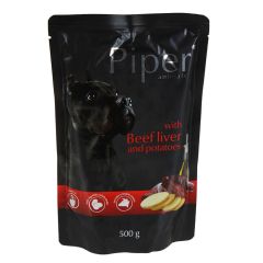 Konservi suņiem Piper liellopa aknas, kartupeļi  500g