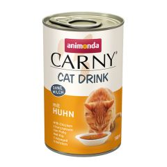 Dzēriens kaķiem Carny Cat Drink 12x140ml ar vistas gaļu