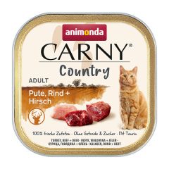 Konservi kaķiem Animonda Carny Country tītars,liellops,bried