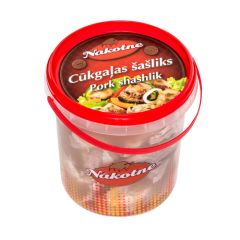 Šašļiks cūkgaļas Nākotne 900g spainītī