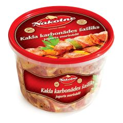 Šašļiks kakla karbonādes Nākotne jogurta marinādē
