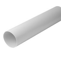 Apaļais kanāls plastmasas, Ø125mm, 0.5m
