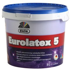 Krāsa Eurolatex 5 mitrumizturīga D3b 5l