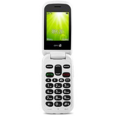 Mobilais telefons Doro 2404 melns/balts divas SIM
