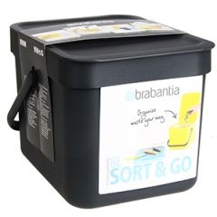 Atkritumu tvertne Brabantia Sort&Go 6l pelēka