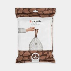 Atkritumu maisi Brabantia PerfectFit Bags L, 40-45L, balti