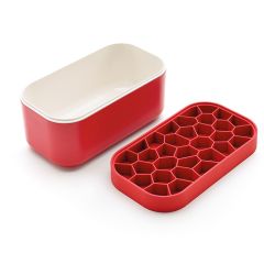 Ledus saldēšanas kastīte Lekue Ice Box sarkana