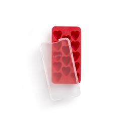 Ledus saldēšanas forma Lekue ar vāciņu, sirds forma
