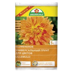 Augsne puķēm Greenworld Premium 5l