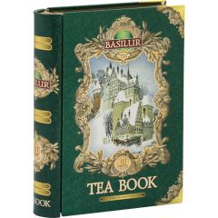 Tēja beramā zaļā Basilur Tea Book Volume III zaļa (metāls)