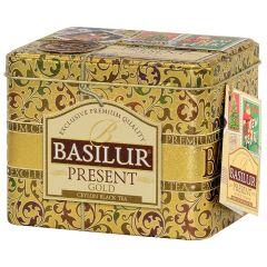 Tēja beramā melnā Basilur Present Gold 100g (metāls)