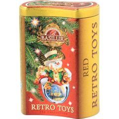 Tēja beramā melnā Basilur X'Mas & NY Retro Toys sarkana (met