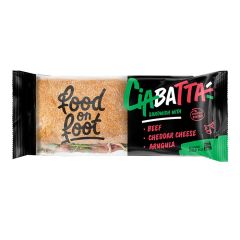 Sviestmaize Ciabatta liellopa, čedaras, mārutku 195g