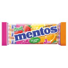 Košļ.konfektes Mentos Fruit 40gx3gab.