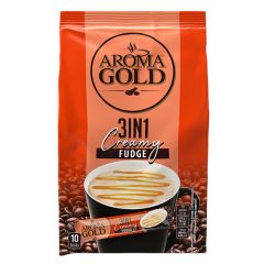 Kafijas dzēriens Aroma Gold Creamy Fudge 3in1,170g mais