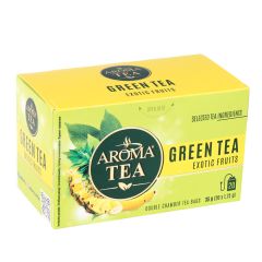Tēja Aroma Tea Zaļa ar eksotisku augļu garšu, 35g