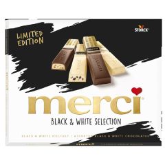 Konfektes Merci Black&White šokolādes izlase 240g