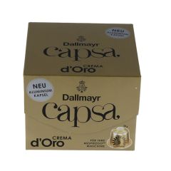 Kafijas kapsulas Capsa Lungo Crema d'Oro 56gx10gab.
