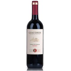Vīns Giacondi Vino Rosso 12.5% 0.75l sauss sarkans