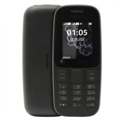 Mobilais telefons Nokia 105 (2019) melns divas SIM