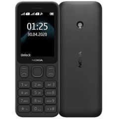 Mobilais telefons Nokia 125 melns divas SIM