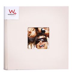 Fotoalbums Walther 200 bildēm 10x15cm krēmkrāsas
