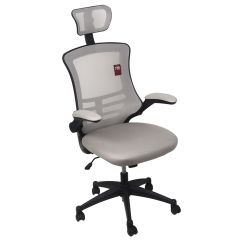 Biroja krēsls RAGUSA 66.5xD51xH117-126cm pelēks