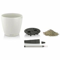 Puķu pods Lechuza Classico Color 43 balts