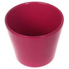Puķu pods/kašpo d12xh9cm t.rozā