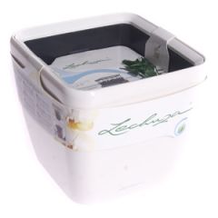 Puķu pods Lechuza Quadro 21LS balts