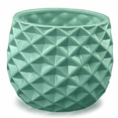 Puķu pods Pastel d16 cm rombu raksts tigīza