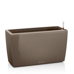 Puķu pods Lechuza Cararo Premium pelēks spīdīgs