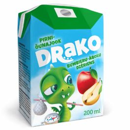 Dzēriens Drako bumbieru ābolu 0.2l