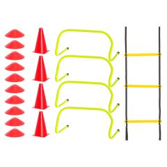 Sporta inventārs Atom pakāpieni, 14 konusi, 4 šķēršļi