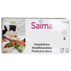 Cimdi Saima vinila S 100gab