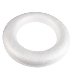 Fl.dekors Riņķis putoplasta, plakans 30cm