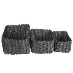 Grozs 4Living pīts 3gab balts,pelēks,melns