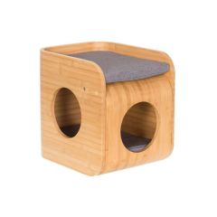 Kaķu māja 4Living  koka 33.5x40x40cm