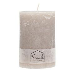 Svece stabs Fanni K Rustic 10x15cm sand 125h