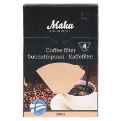 Filtrs kafijas Maku papīra 4 / 100gab.