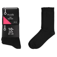 Zeķes sieviešu Acces Basic 10-pack 37/41 melnas