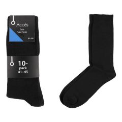 Zeķes vīriešu Acces Basic 10-pack 41/45 melnas