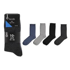 Zeķes vīriešu Acces Basic 10-pack 41/45 krāsainas