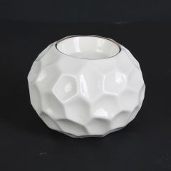 Svečturis tējassvecei 4Living 7cm balts