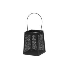 Svečturis-laterna 4Living Hettie melns 20cm